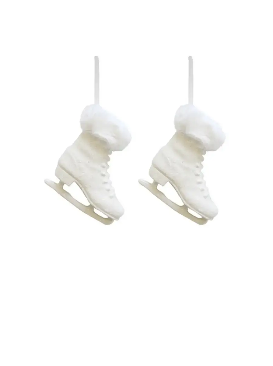 YILBAŞI BUZ PATENİ BEYAZ 12CM