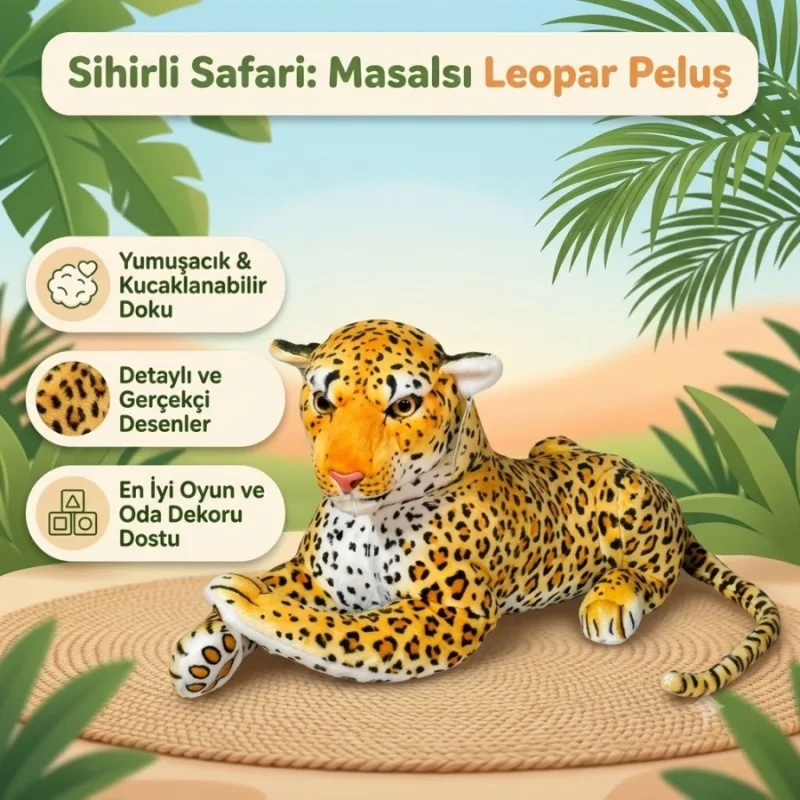 PELUŞ LEOPAR 55 CM