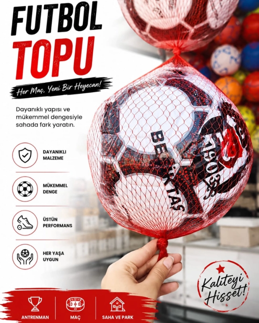 BEŞİKTAŞ FUTBOL TOPU PLUS