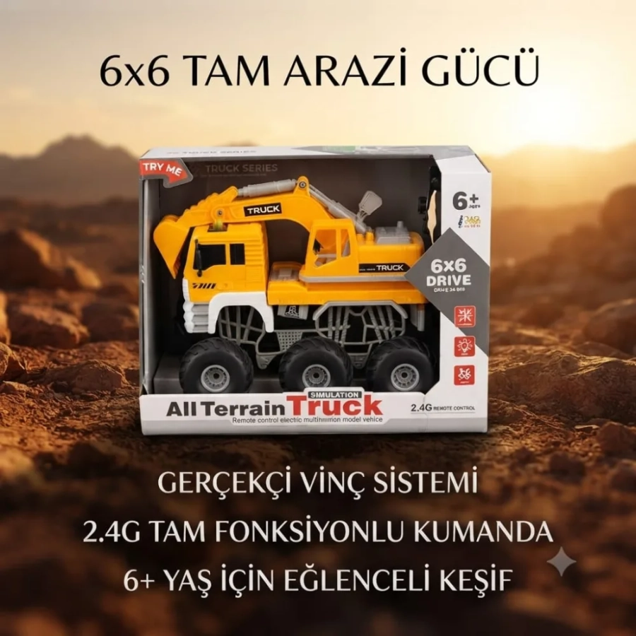 6X6 ŞARJLI İŞ MAKİNESİ