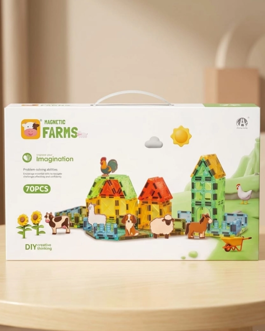 70 PCS MANYETİK BLOKLAR