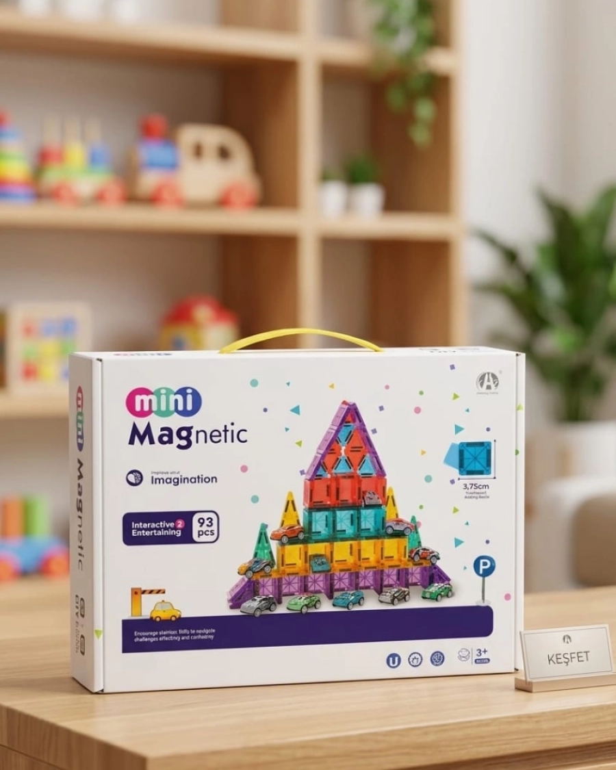 MANYETİK BLOKLAR 3.75CM 93 PCS