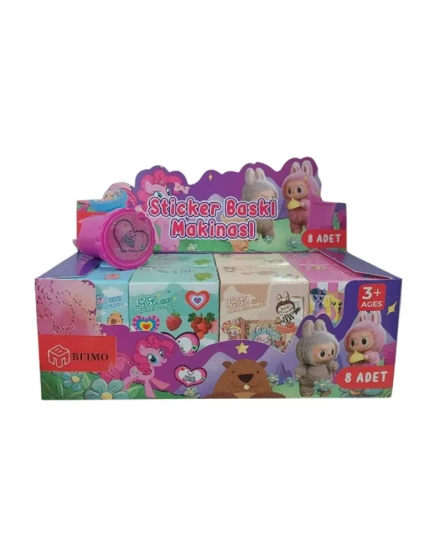 STİCKER STAMP MÜHÜR PK 8Lİ