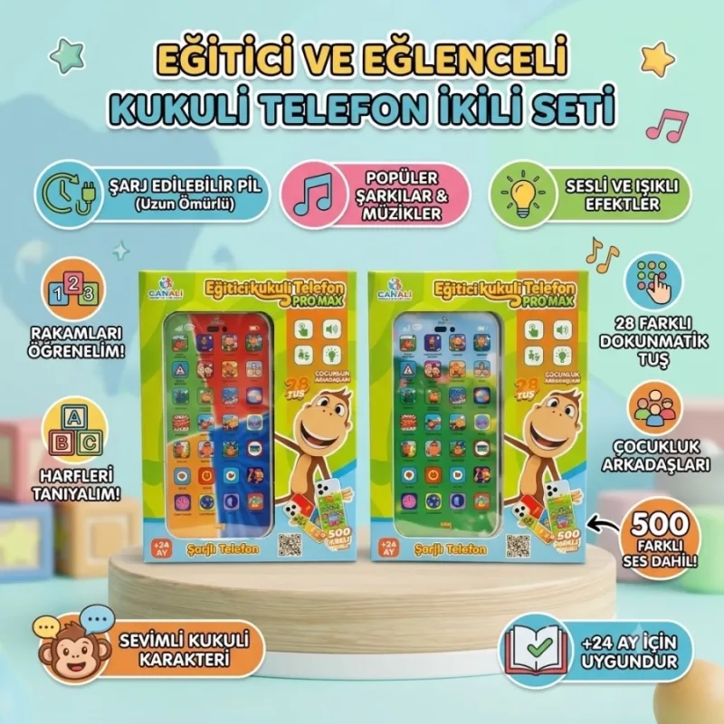 EĞİTİCİ KUKULİ TELEFON PROMAX