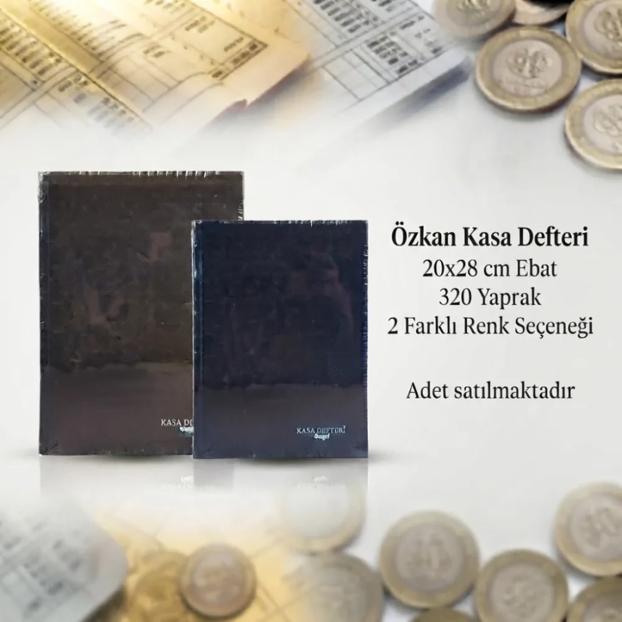 ÖZKAN KASA DEFTERİ 20X28 320 YP.