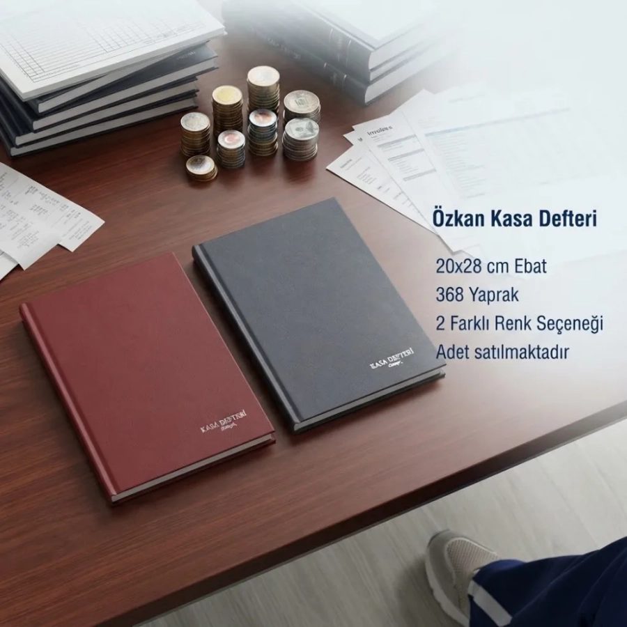 ÖZKAN KASA DEFTERİ 20X28 368 YP.