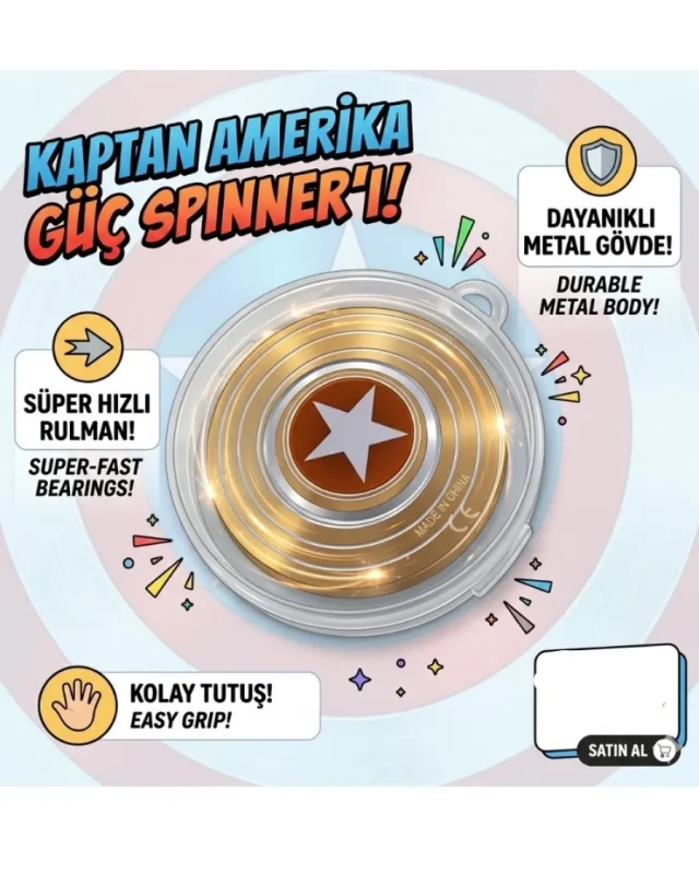 CAPTAN AMERİCA STRES ÇARKI