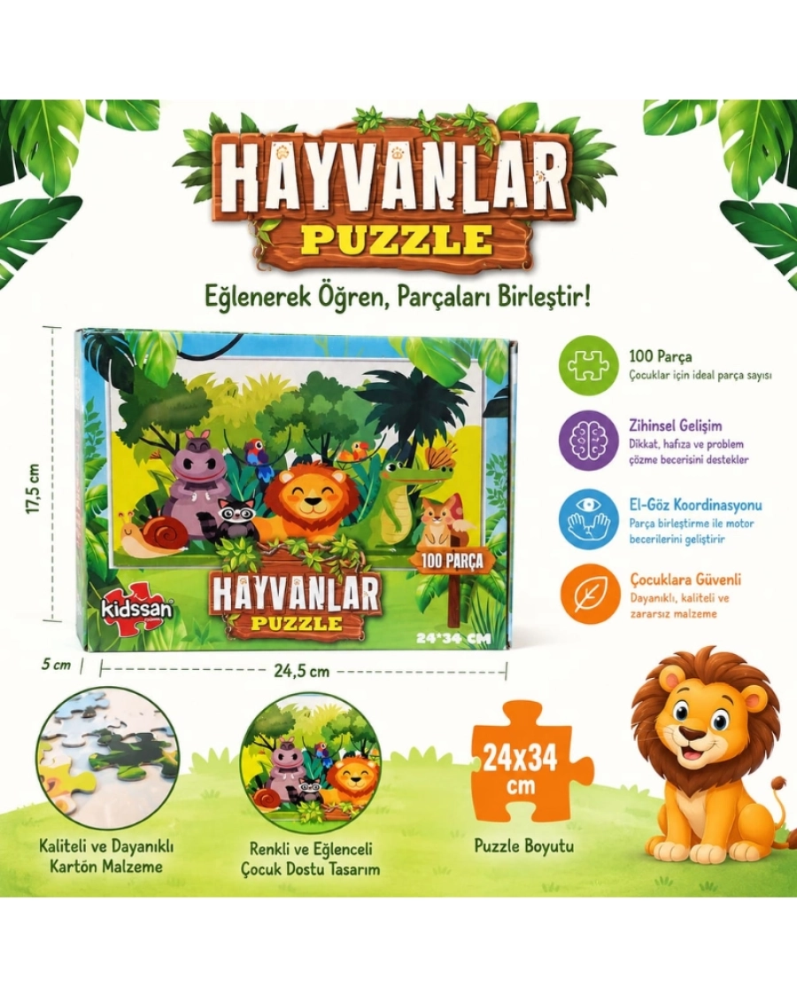 100 PCS KUTULU PUZZLE
