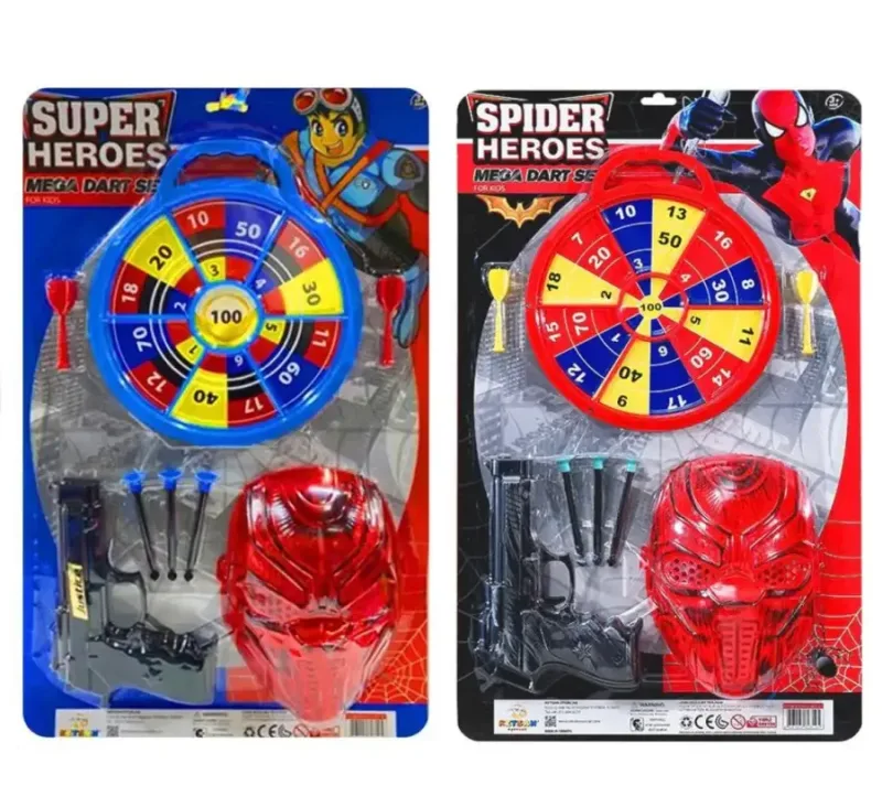 KARTELA SİLAHLI DART SETİ
