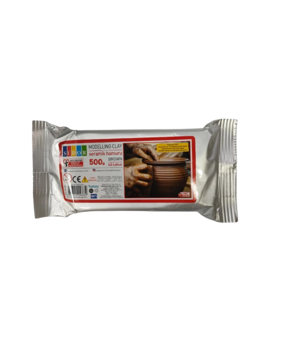 SÜDOR SERAMİK KİL 500GR KAHVE