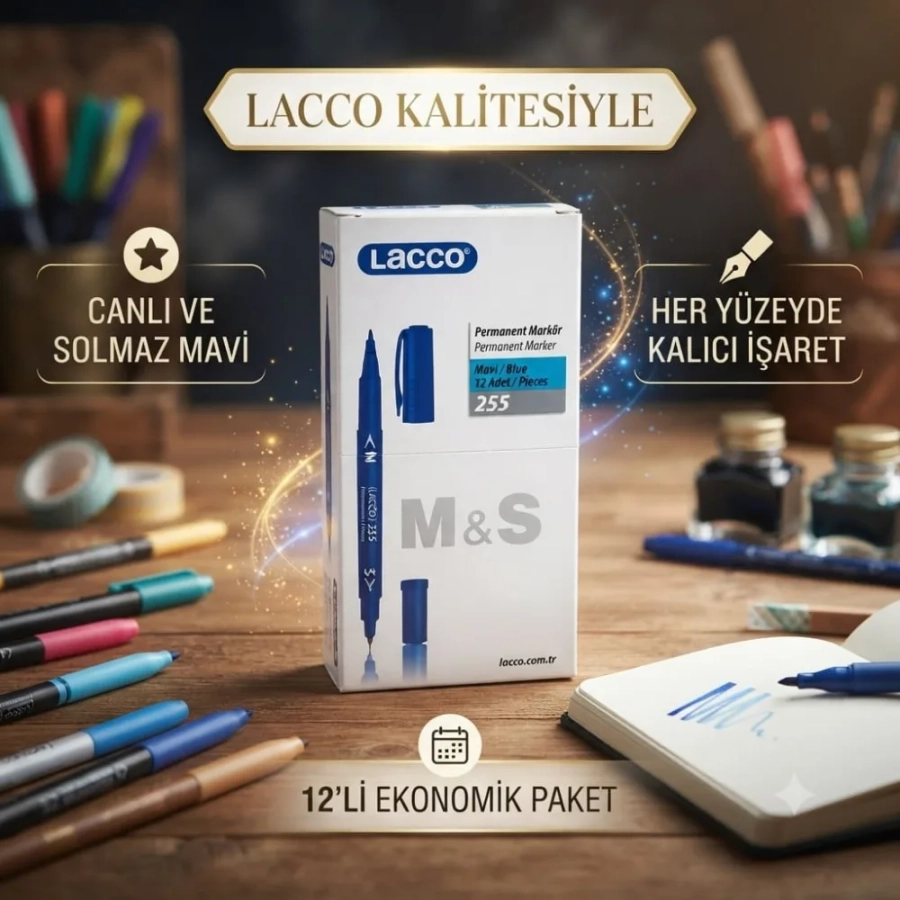 LACCO ÇİFT UÇLU CD KALEMİ