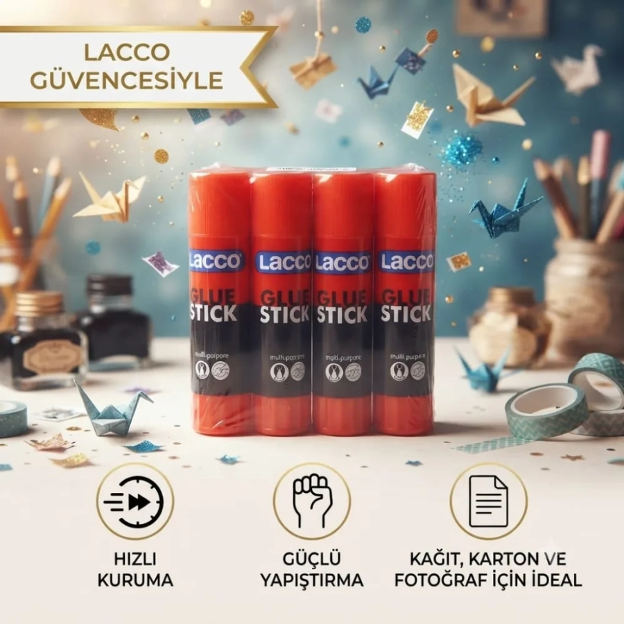 LACCO GLUE STICK 40 GR YAPIŞTIRICI