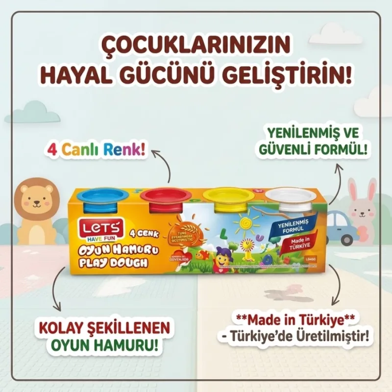 LETS OYUN HAMURU 4 RENK