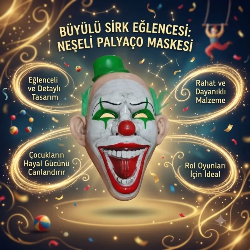 ŞAPKALI JOKER MASKE