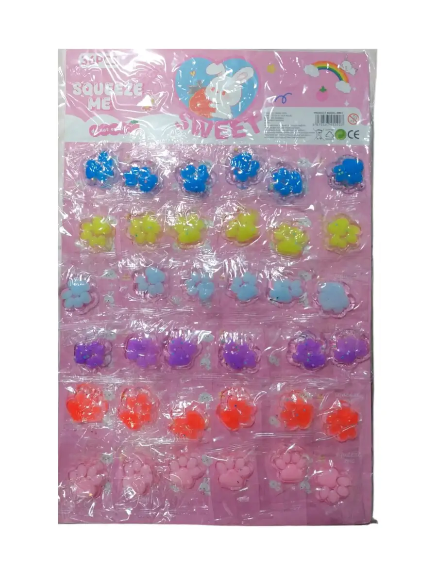 ŞEFFAF PATİ KARTELA 72Lİ