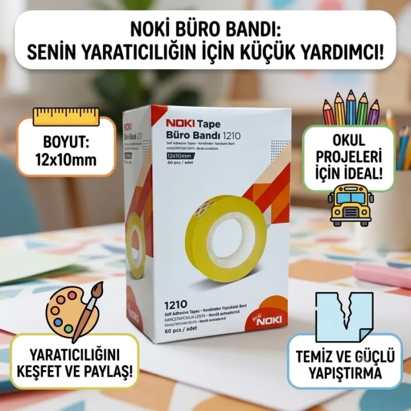 NOKİ BÜRO BANDI 12*10 MM