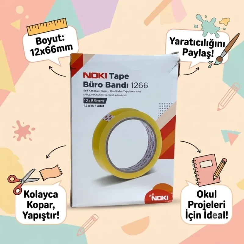 NOKİ BÜRO BANDI 12*66 MM