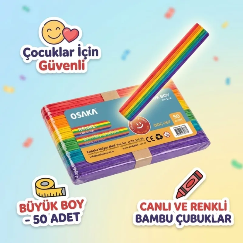 OSAKA DİL ÇUBUĞU BÜYÜK RENKLİ