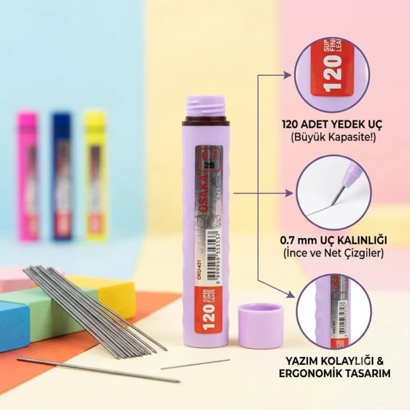 OSAKA ÜÇGEN 120 Lİ FOSFORLU RENK