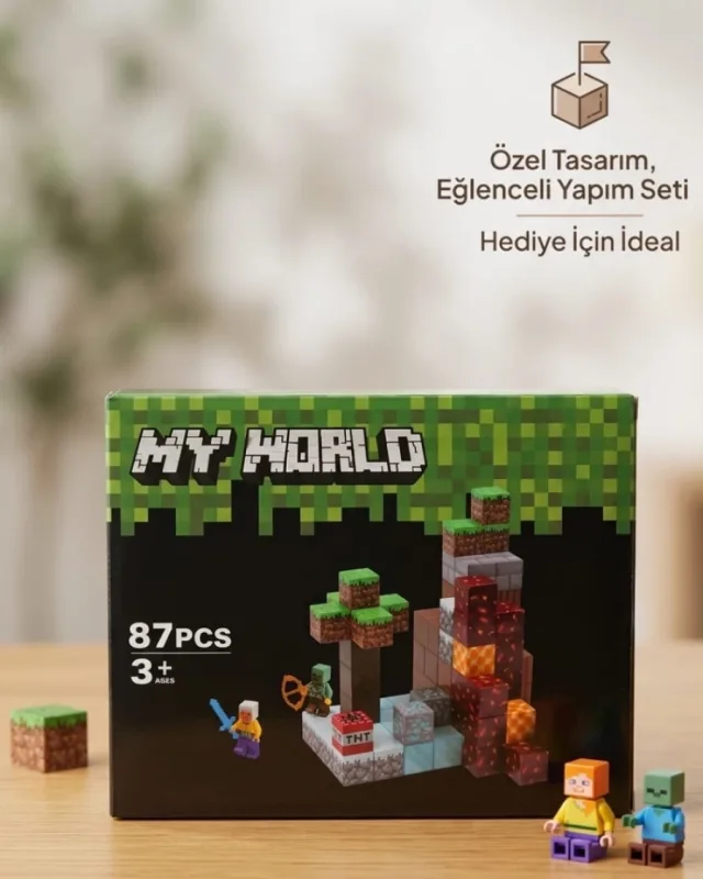 MY WORLD MANYETİK KÜP 87 PCS