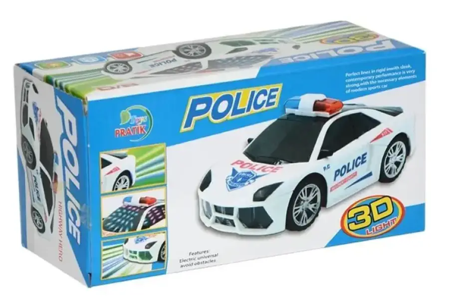 PİLLİ 3D POLİS ARABASI