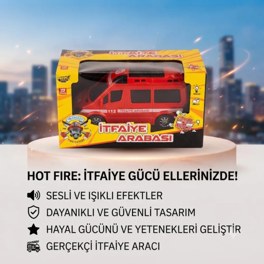 KUTULU PİLLİ IŞIKLI İTFAİYE