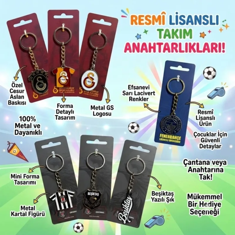 METAL ANAHTARLIK LİSANSLI