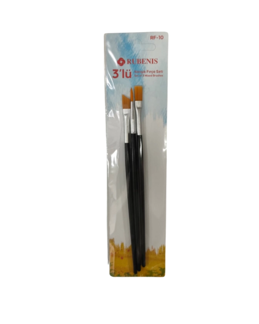 RUBENİS 3LÜ KARIŞIK SET FIRÇA