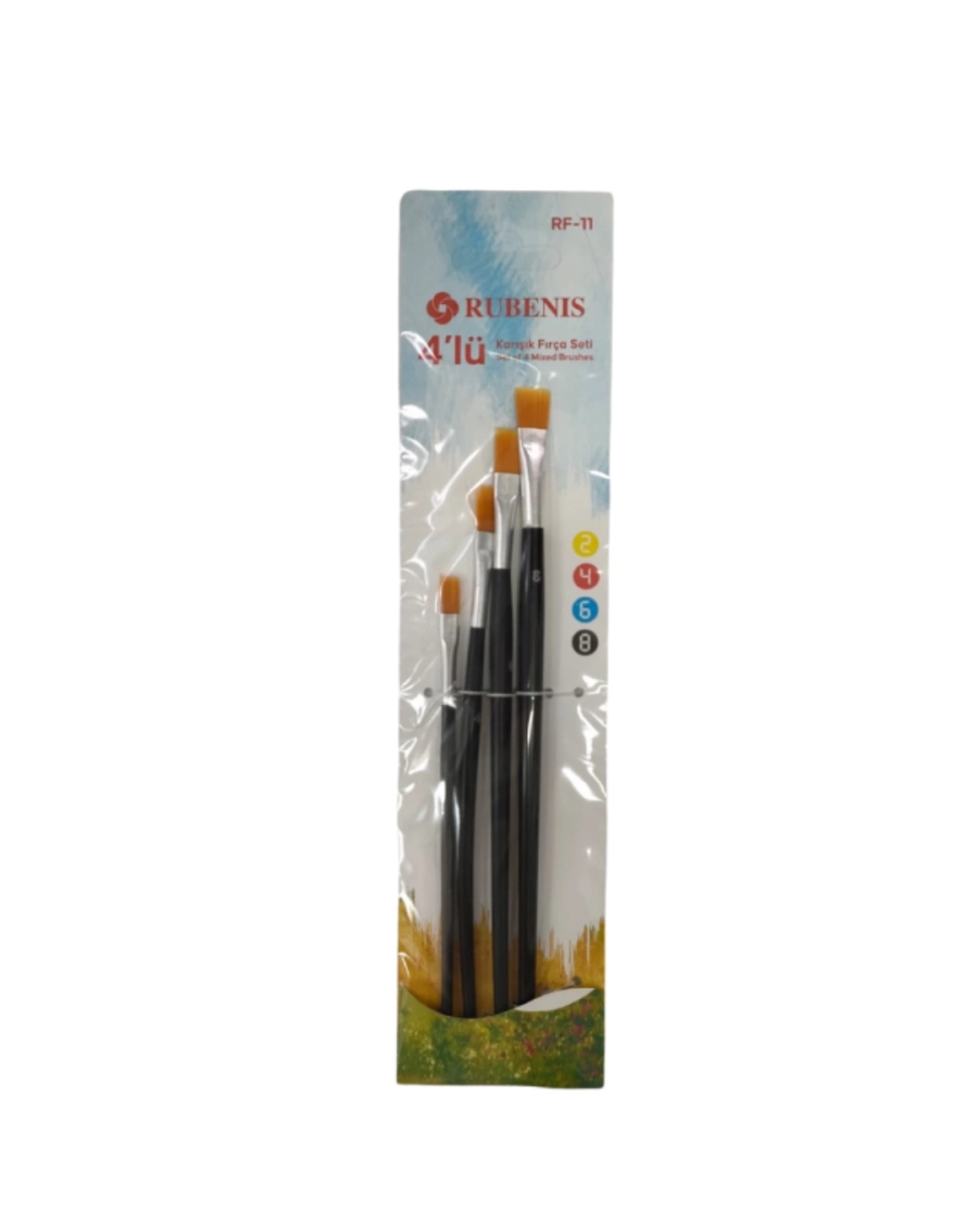 RUBENİS 4LÜ KARIŞIK SET FIRÇA