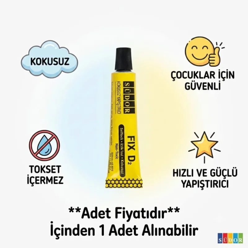 SÜDOR YAPIŞTIRICI 19G SU BAZLI