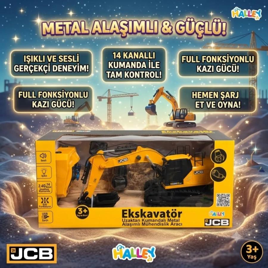 U-K JCB LİSANSLI EKSKAVATÖR