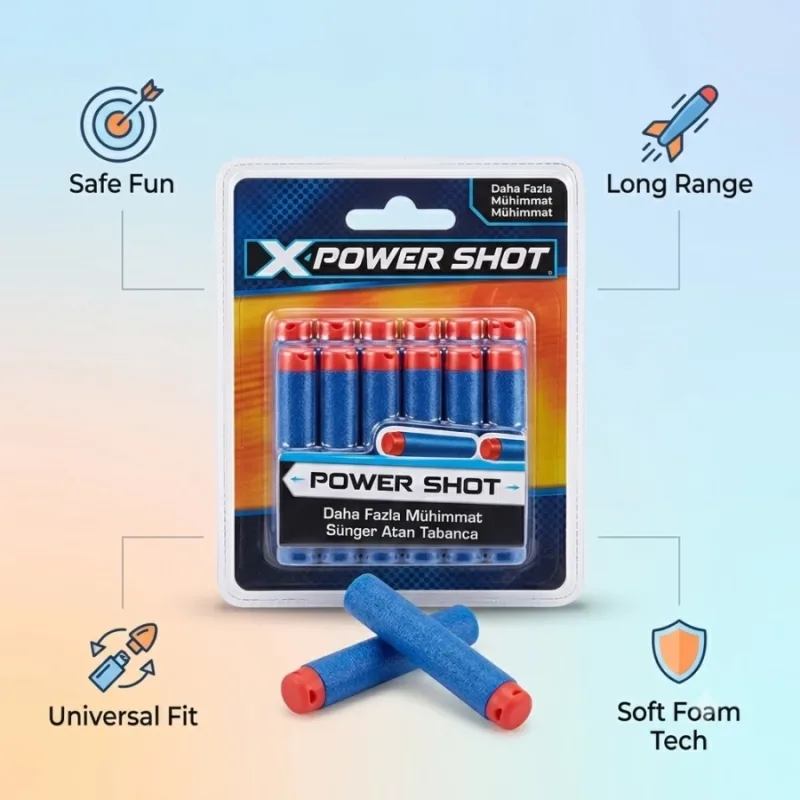 POWERSHOT 24LÜ SÜNGER MERMİ