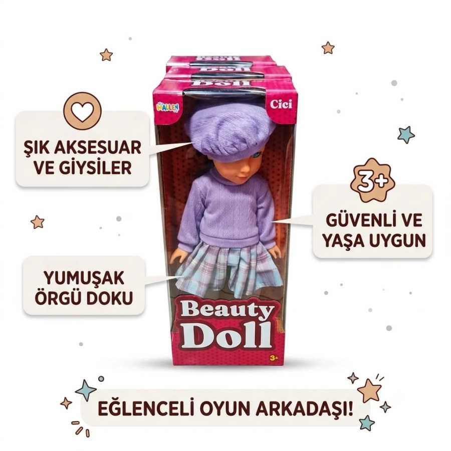 45 CM BÜYÜK CİCİ BEBEK