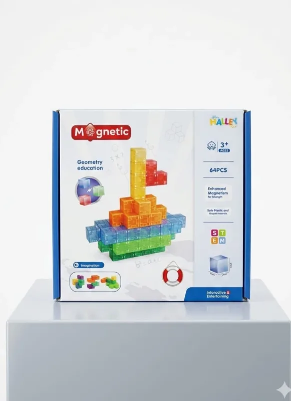 MAGNET KÜP YAPI 64 PCS
