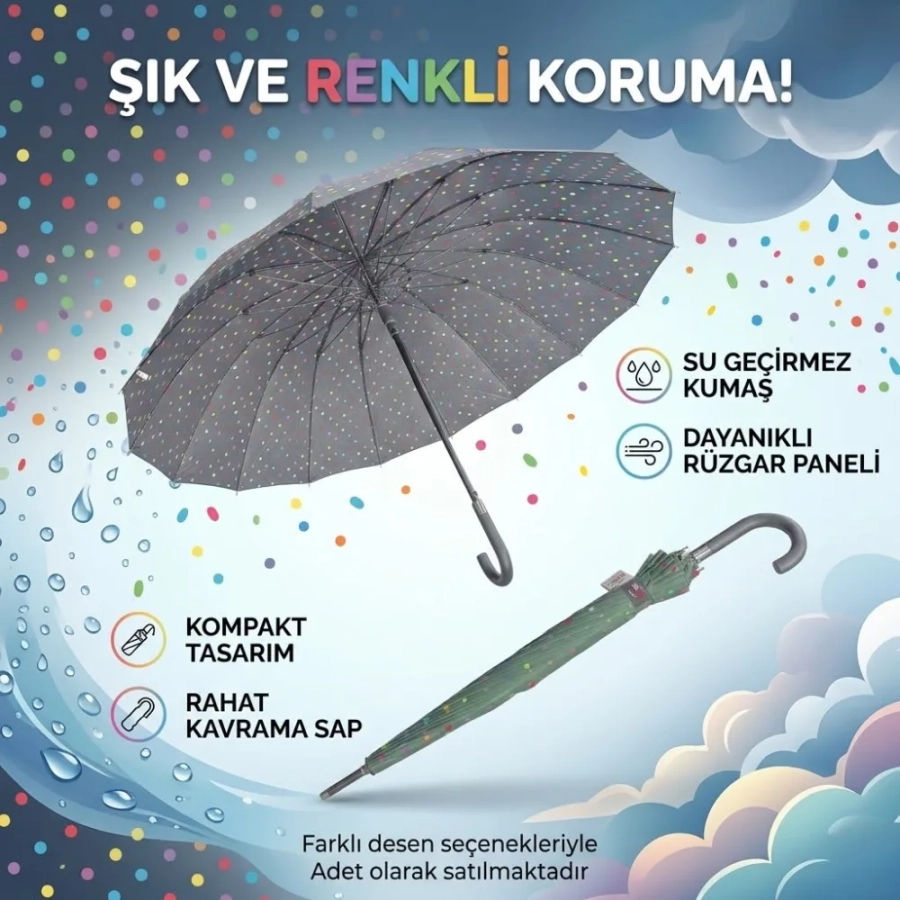 SİYAH SAPLI PUANTİYE ÇOBAN 16 TEL