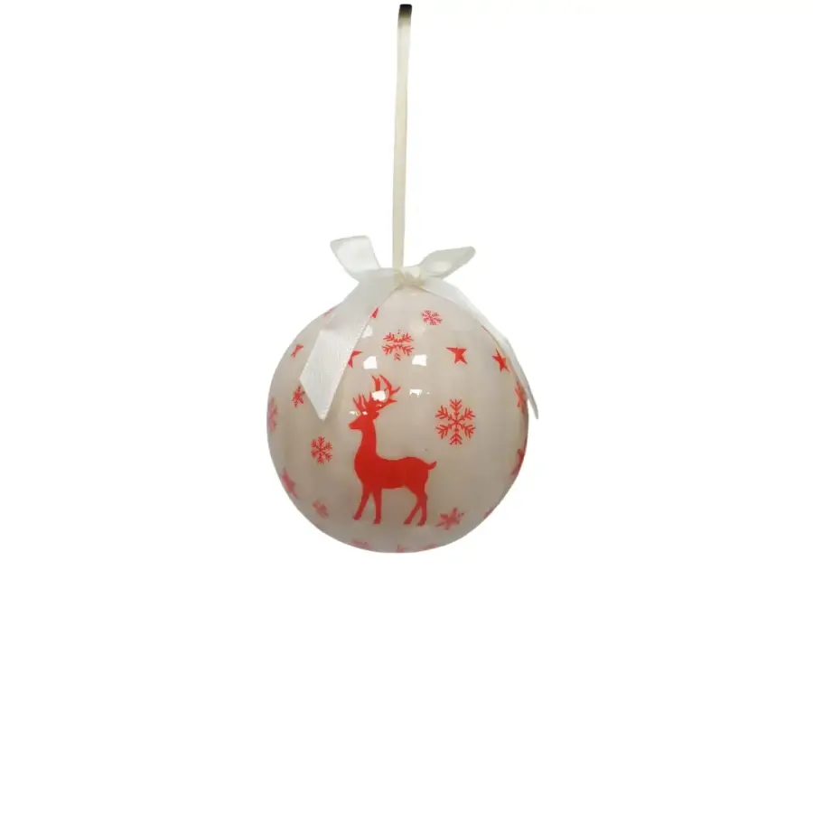 YILBAŞI DESENLİ 8 CM TOP
