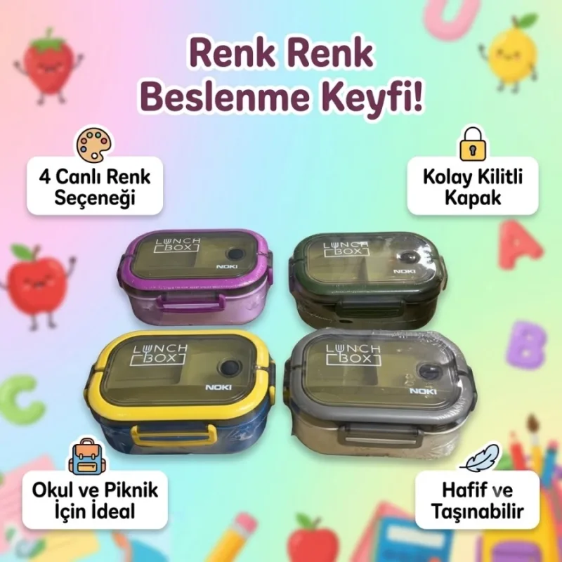 NOKİ LUNCH BOX PLASTİK