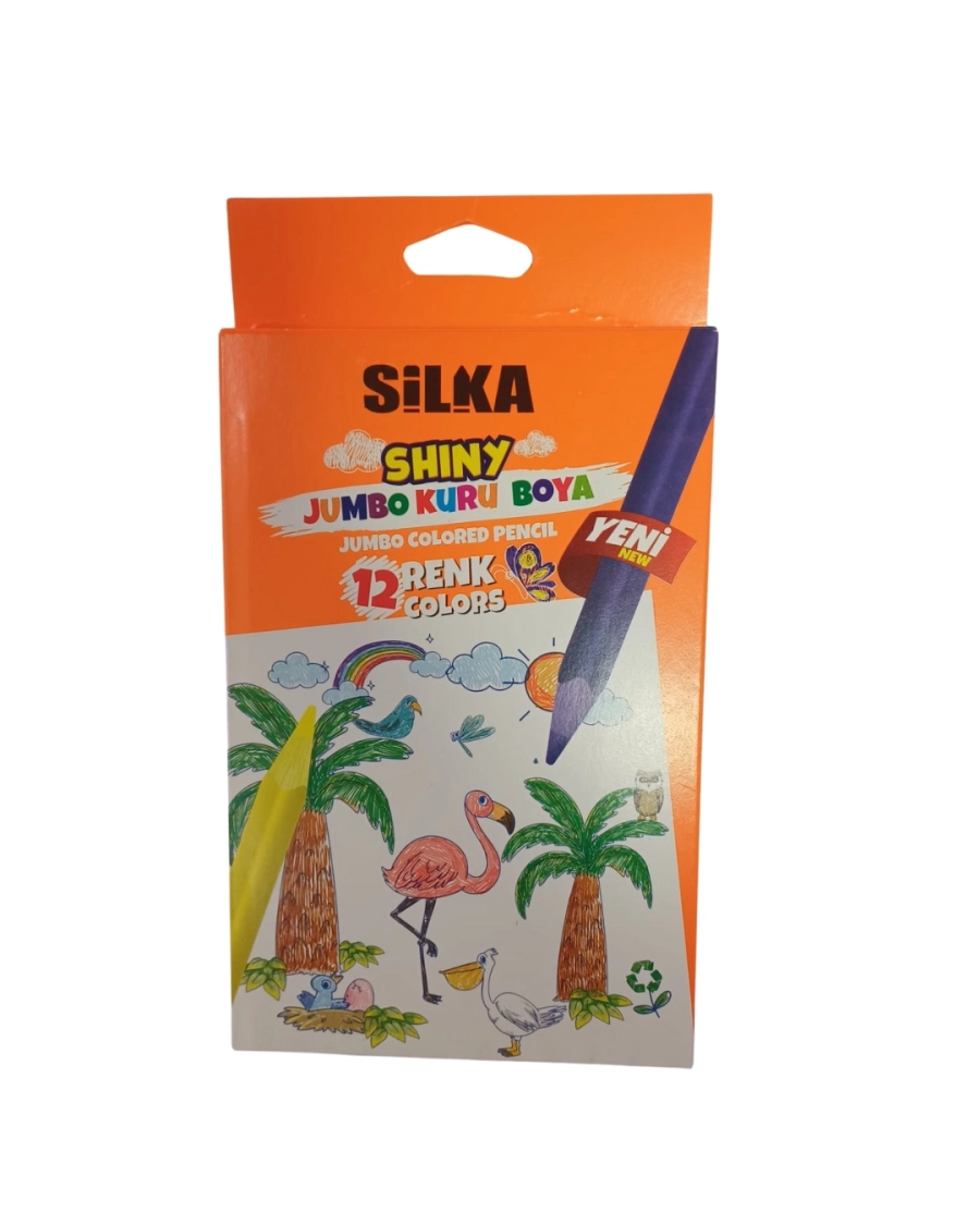 SILKA ÜÇGEN 12Lİ KURU BOYA