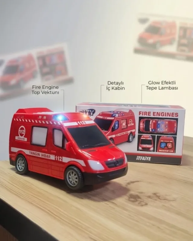 PİLLİ AMBULANS,İTFAİYE,JANDARMA