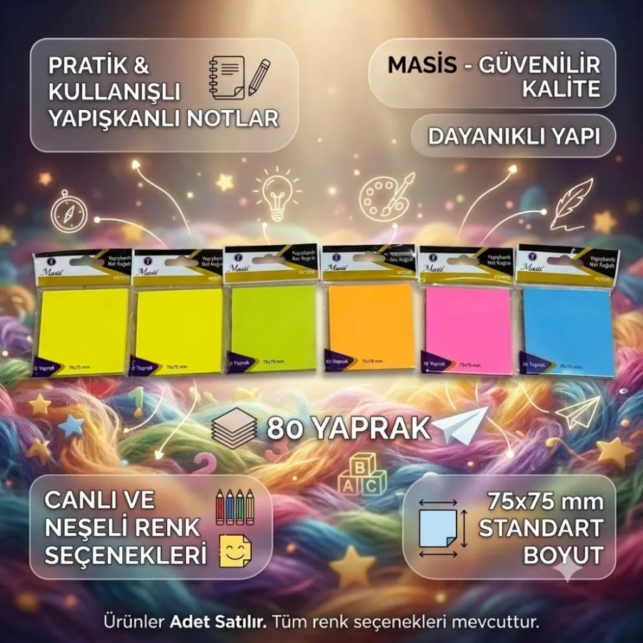 MASİS YAPIŞKANLI NOT KAĞIDI