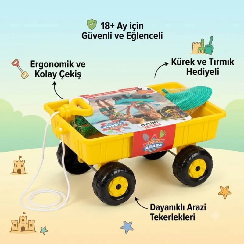 KÜREKLİ ÇEK ÇEK VAGON
